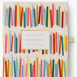 Birthday Candles Keepsake Card Box