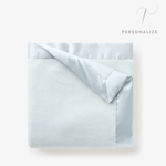Blanket Blue Fleece with Satin Trim_Elegant Baby_89570