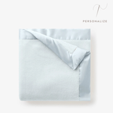 Blanket Blue Fleece with Satin Trim_Elegant Baby_89570