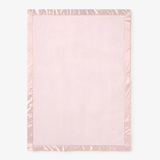 Blanket Pink Fleece with Satin Trim_Elegant Baby_89563