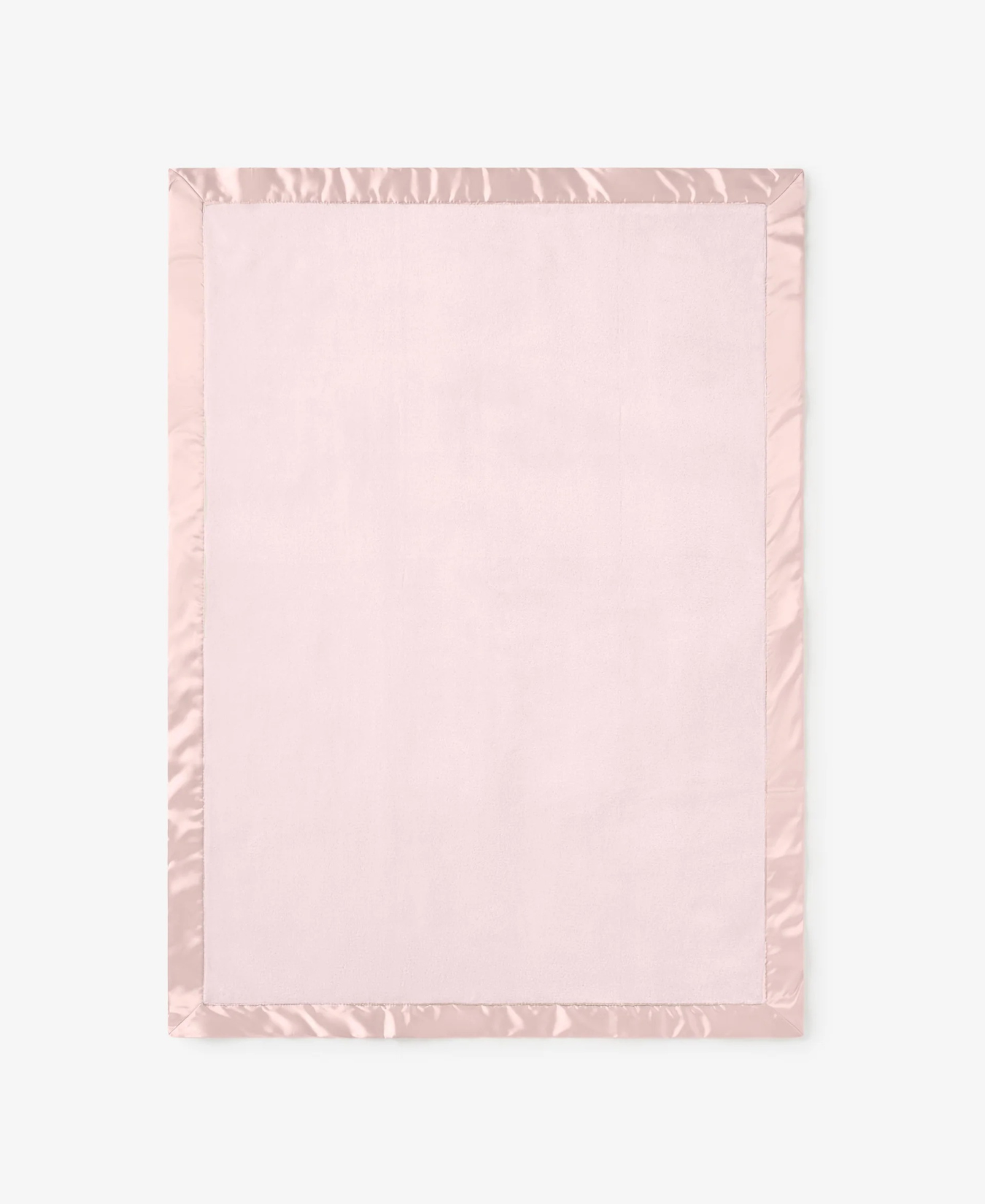 Blanket Pink Fleece with Satin Trim_Elegant Baby_89563