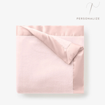 Blanket Pink Fleece with Satin Trim_Elegant Baby_89563