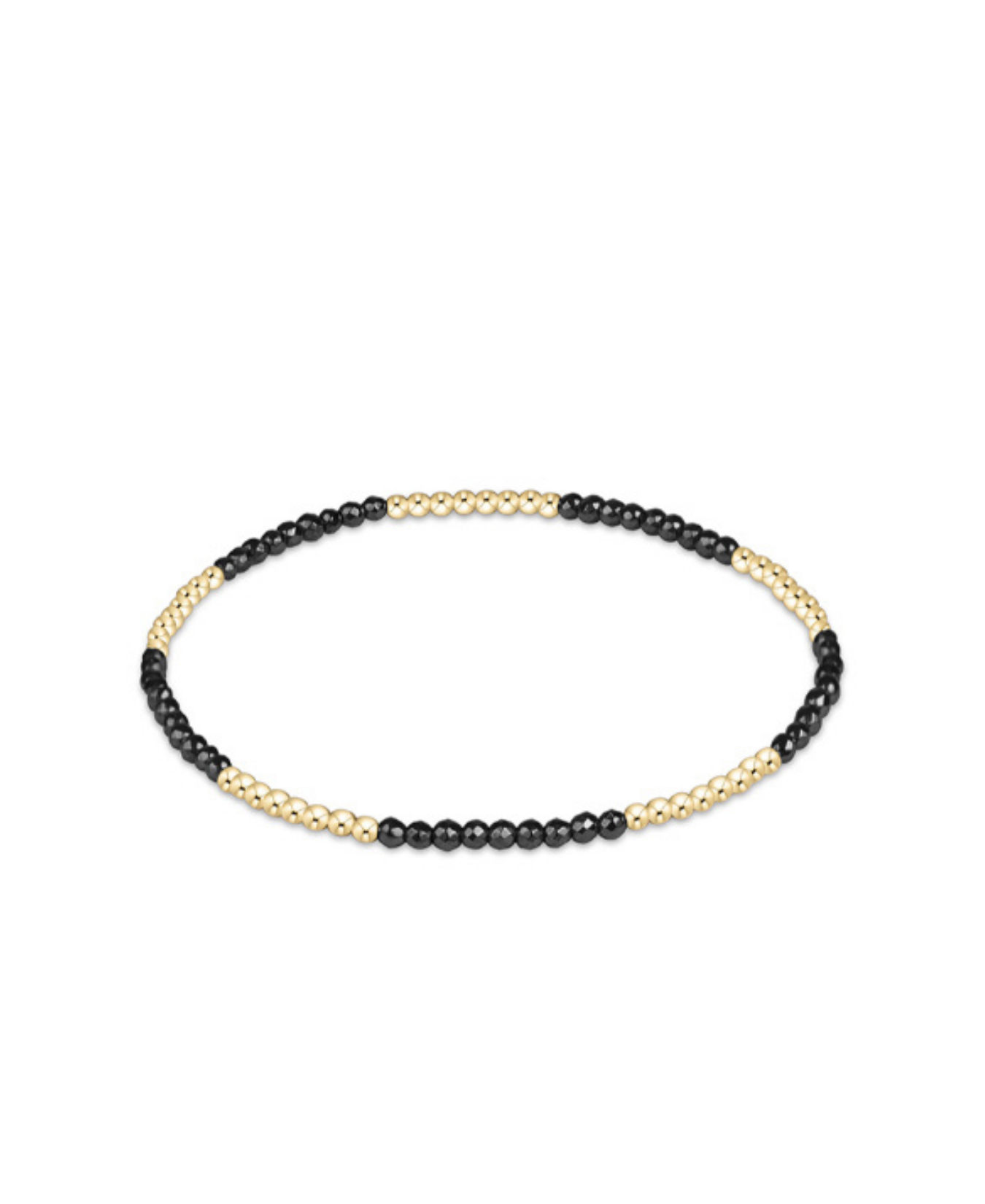 Blissful Faceted Hematite 2mm Bracelet-E Newton-BBLFFHEM2