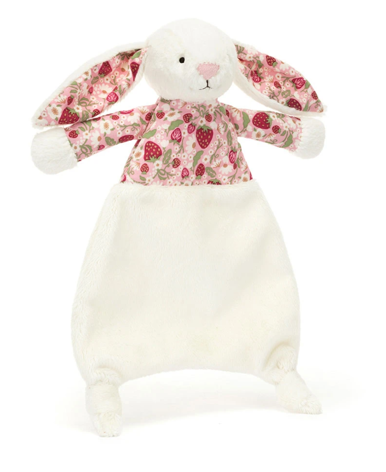Blossom Cream Bunny 'Berry' Comforter-Jellycat-CMF4MS