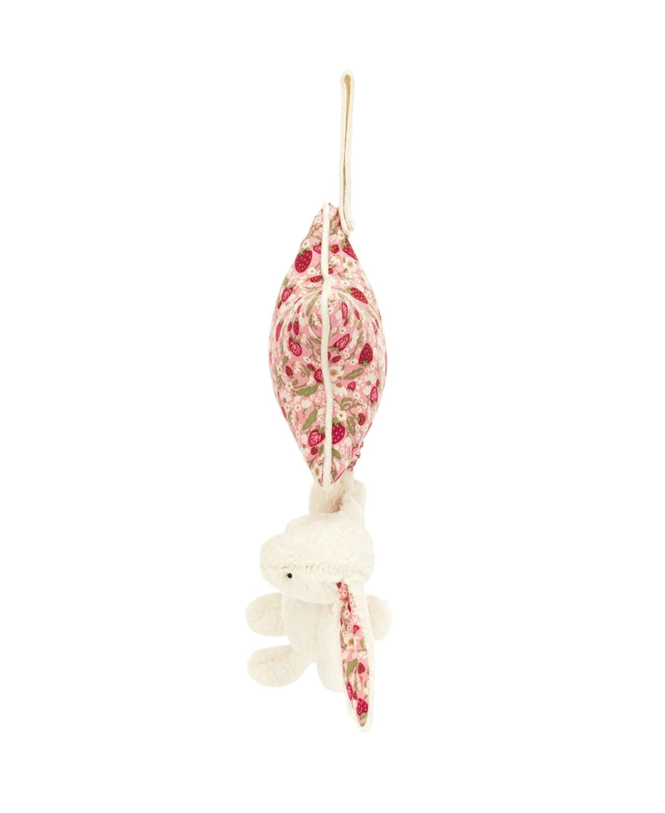 Blossom Cream Bunny 'Berry' Musical Pull_Jellycat_MP4MS