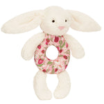 Blossom Cream Bunny 'Bery' Ring Rattle_Jellycat_BRR4MS