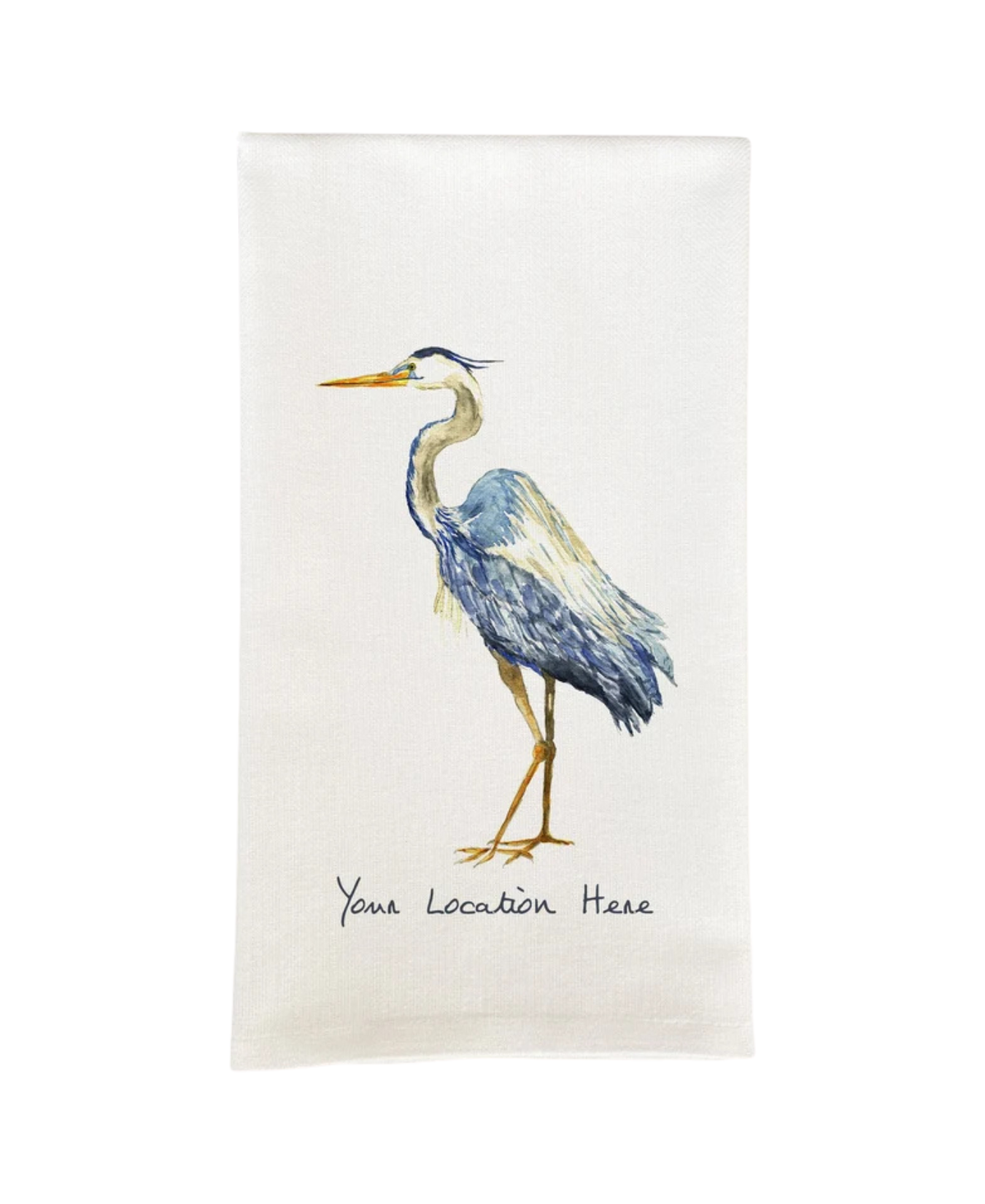 Blue Heron Lake Oconee Dishtowel-French Graffiti-D75LOC