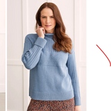 Funnel Neck Sweater-Nomad