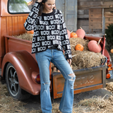 Boo Embroidered Crew Chunky Sweater_Wooden Ships_K57CPE3W693