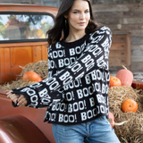 Boo Embroidered Crew Chunky Sweater_Wooden Ships_K57CPE3W693