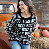 Boo Embroidered Crew Chunky Sweater_Wooden Ships_K57CPE3W693