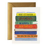 Book Stack Birthday Card-Rifle Paper Co-GCB118