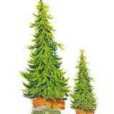 Brewer Spruce Acrylic Holiday Tree | Small_Hodges Art and Design_KHA-203

