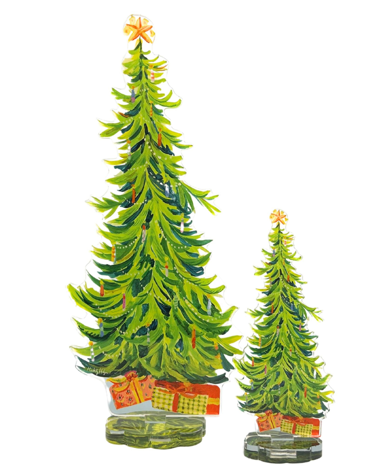 Brewer Spruce Acrylic Holiday Tree | Small_Hodges Art and Design_KHA-203
