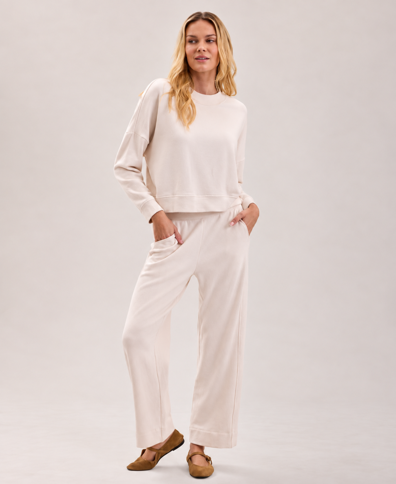 Brushed Fleece Pant-Barefoot Dreams-BDWMC26892