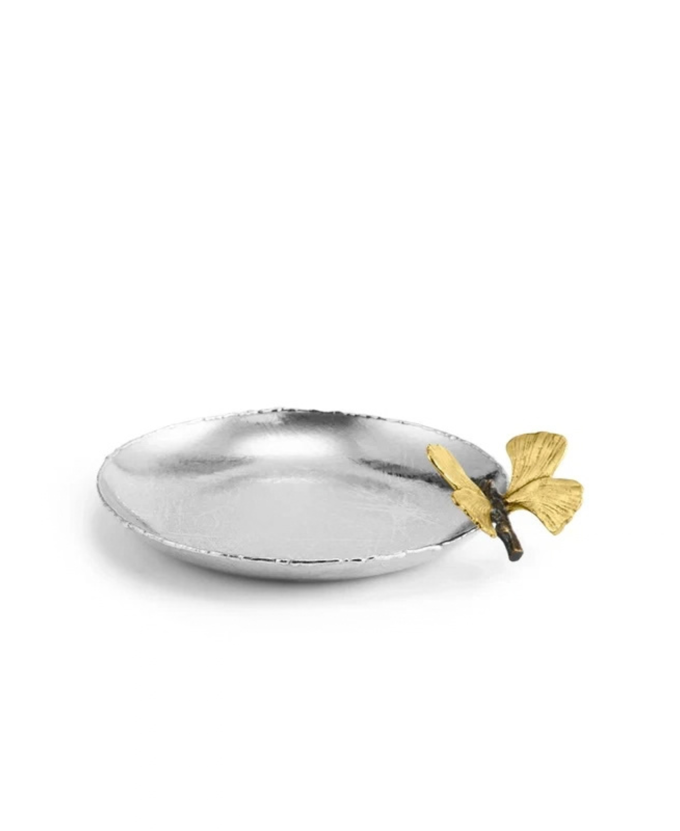 Butterfly Ginkgo Round Trinket Tray-MichaelAram-175766