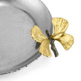 Butterfly Ginkgo Round Trinket Tray-MichaelAram-175766