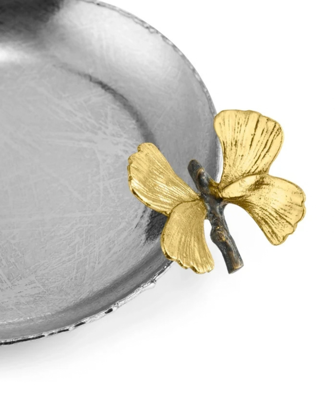 Butterfly Ginkgo Round Trinket Tray-MichaelAram-175766