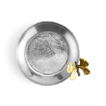 Butterfly Ginkgo Round Trinket Tray-MichaelAram-175766