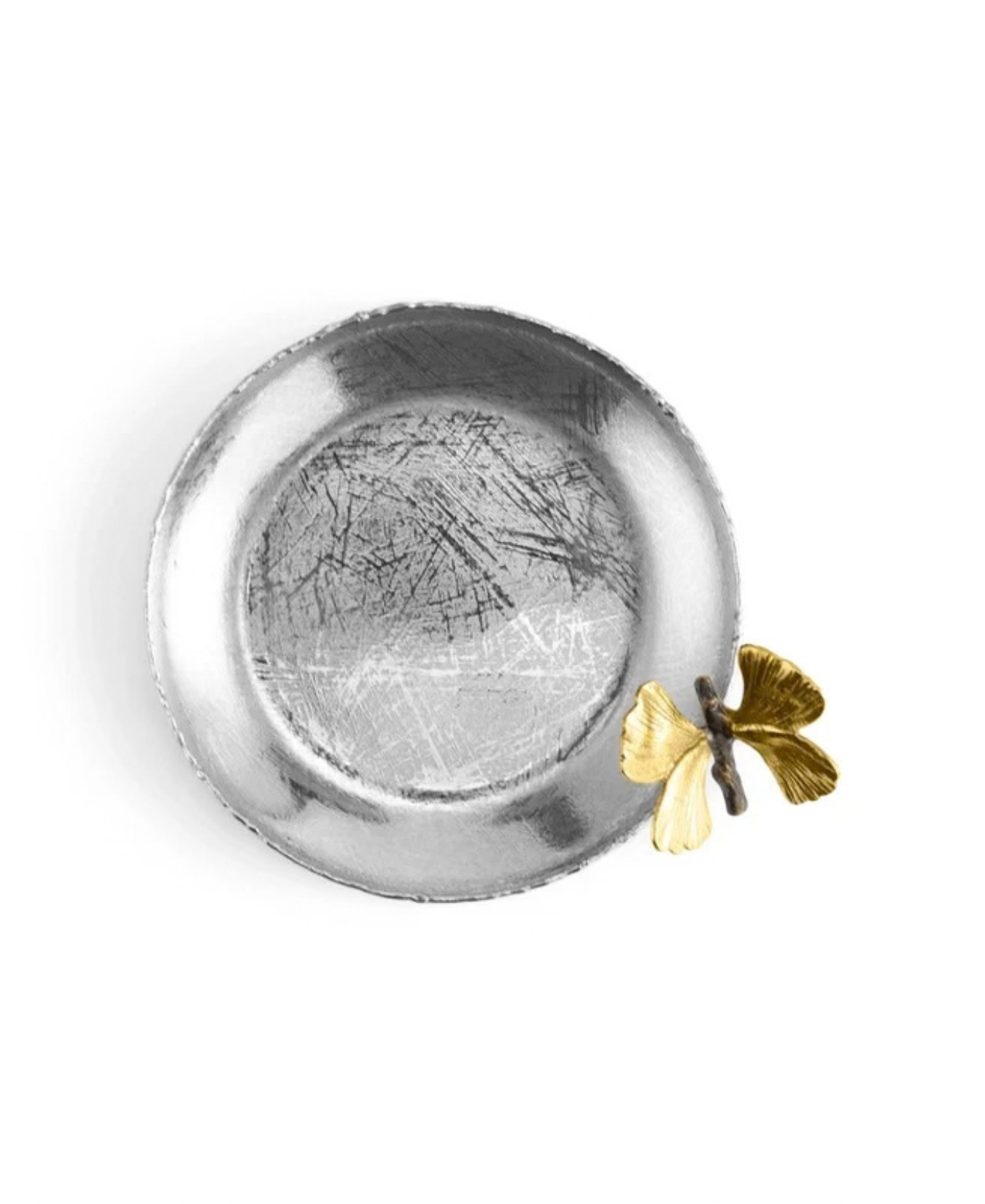 Butterfly Ginkgo Round Trinket Tray-MichaelAram-175766