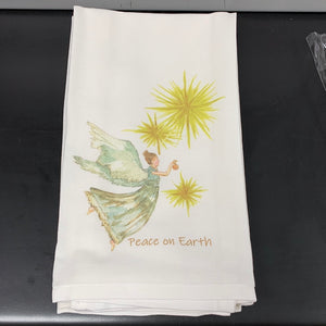 Angel with Star Dish Towel D62