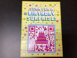 Scan for a birthday surprise!