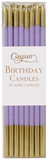 Birthday Slims Candles Lavender/Gold