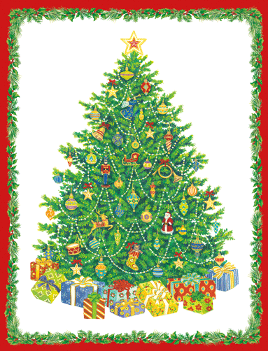 Christmas Tree Cards | Box of 15