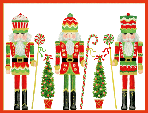 Row Of Nutcrackers Cards | Box of 15