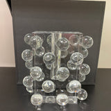 Crystal Glass Vase Small - Scattered Balls Small