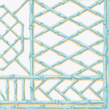 Paper Linen Bamboo Screen Cocktail Napkin | Robin's Egg