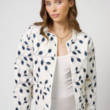 Allie Tapestry Jacket | Ivory/Navy