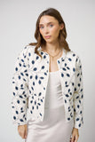 Allie Tapestry Jacket | Ivory/Navy
