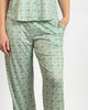 Carmen Sleep Pants | Emerald White