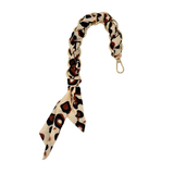a scarf strap with a gold chain