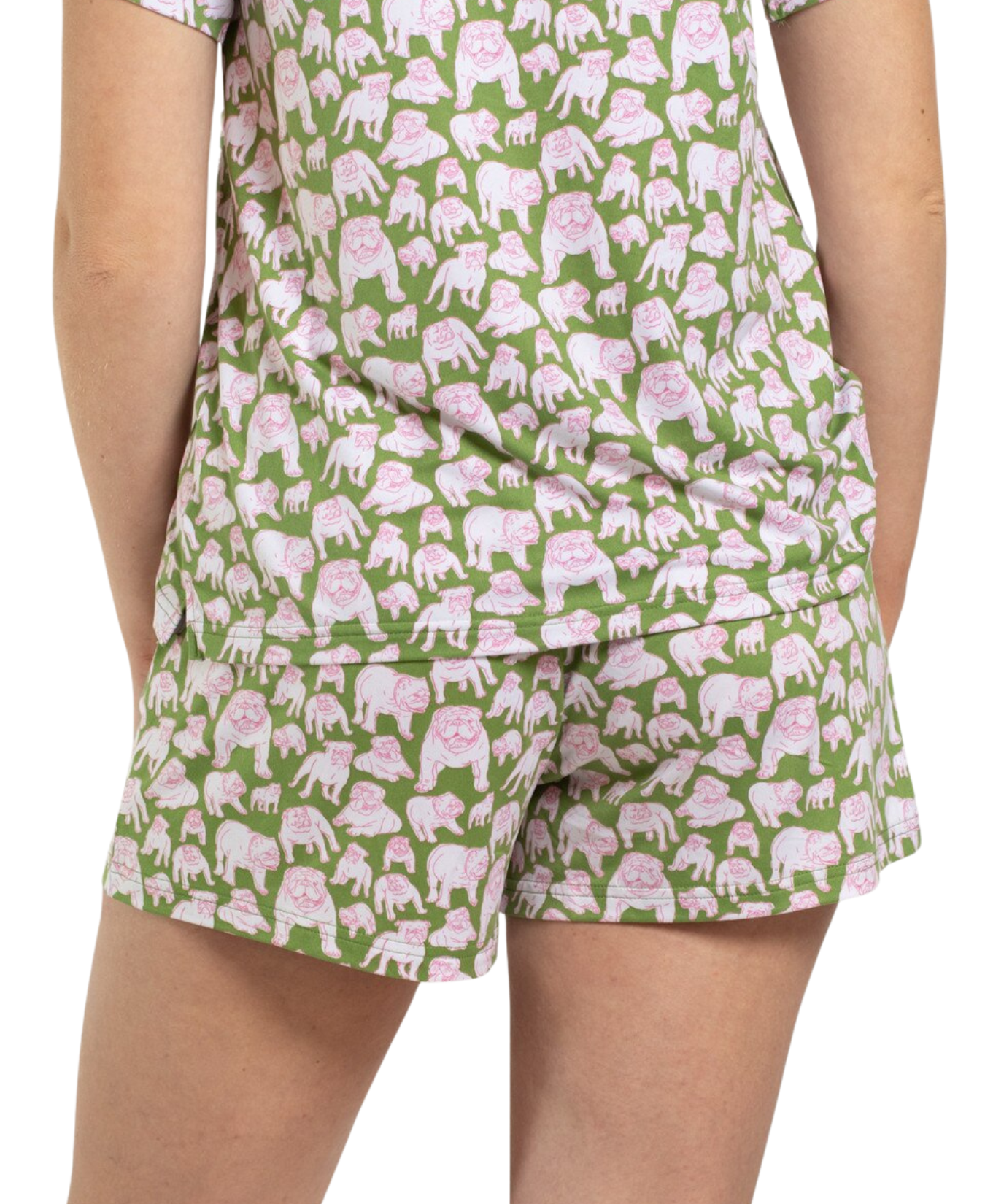 Chelsea Bulldog Sleep Shorts_The Royal Standard_The Royal Standard