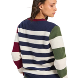 Chubasquero Embroidery Stripes Top_Vilagallo_3395826WKO5XSA