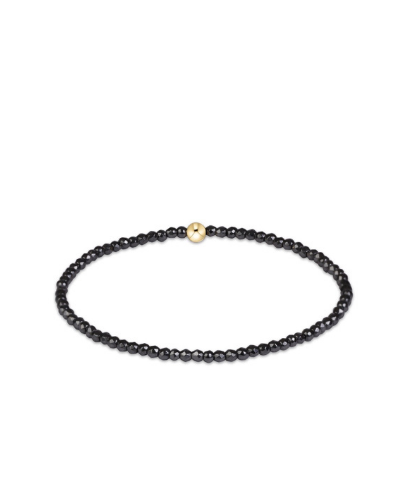 Classic Faceted Hematite 2mm Bracelet-E Newton-BCLFHEM2