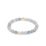 Classic Gemstone 6mm Bracelet-E Newton-BGEMCL6AQ