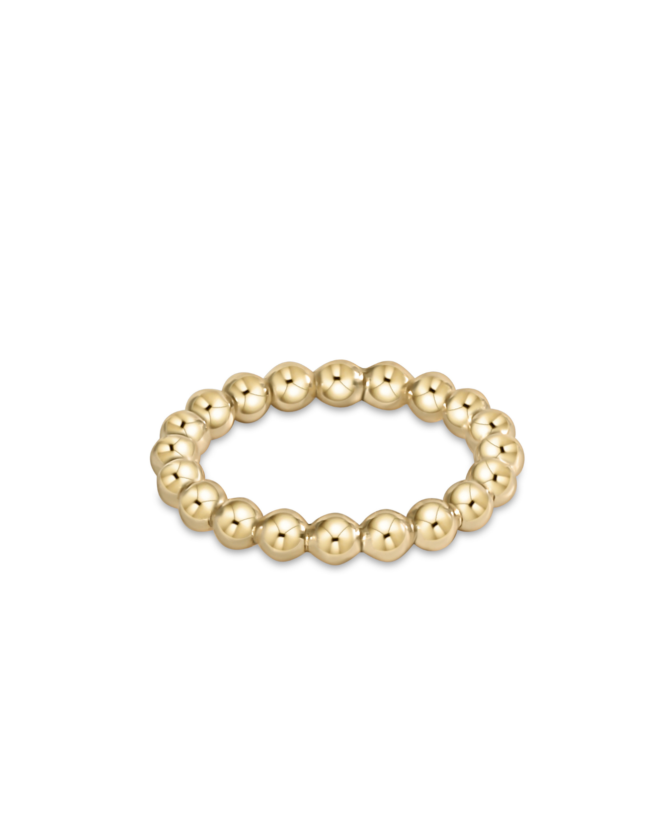 Classic Gold 3mm Bead Ring-E Newton-RCLBELG3G6