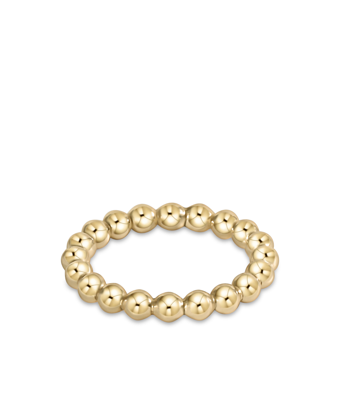Classic Gold 3mm Bead Ring-E Newton-RCLBELG3G8