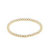 Classic Gold 4mm Bead Bracelet_ENewton_BCLG4