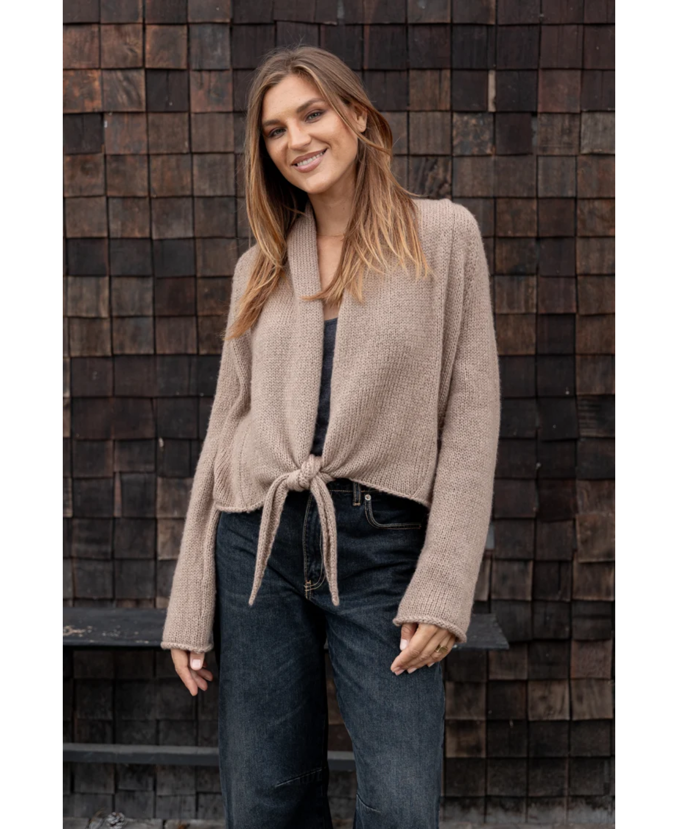 Cocoon Wrap Cardigan Chunky Sweater_WoodenShips_K57Y3W154
