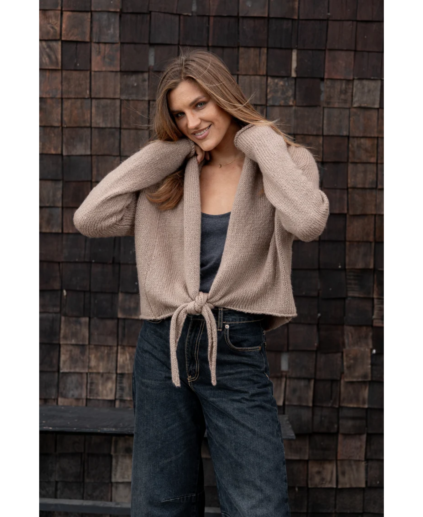 Cocoon Wrap Cardigan Chunky Sweater_WoodenShips_K57Y3W154