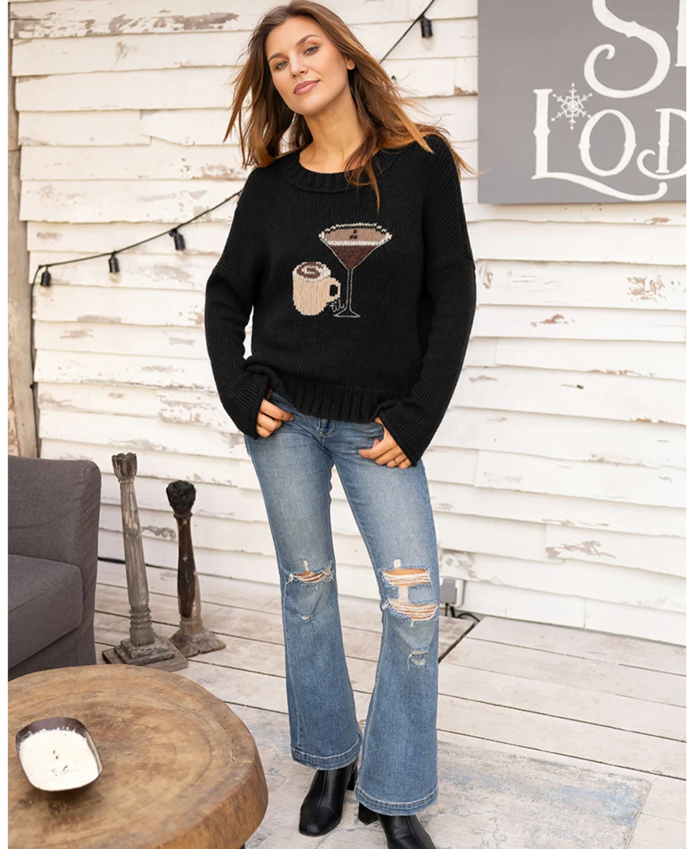 Coffee Til Cocktail Crew Chunky Sweater_WoodenShips_K57YPE2W264_3