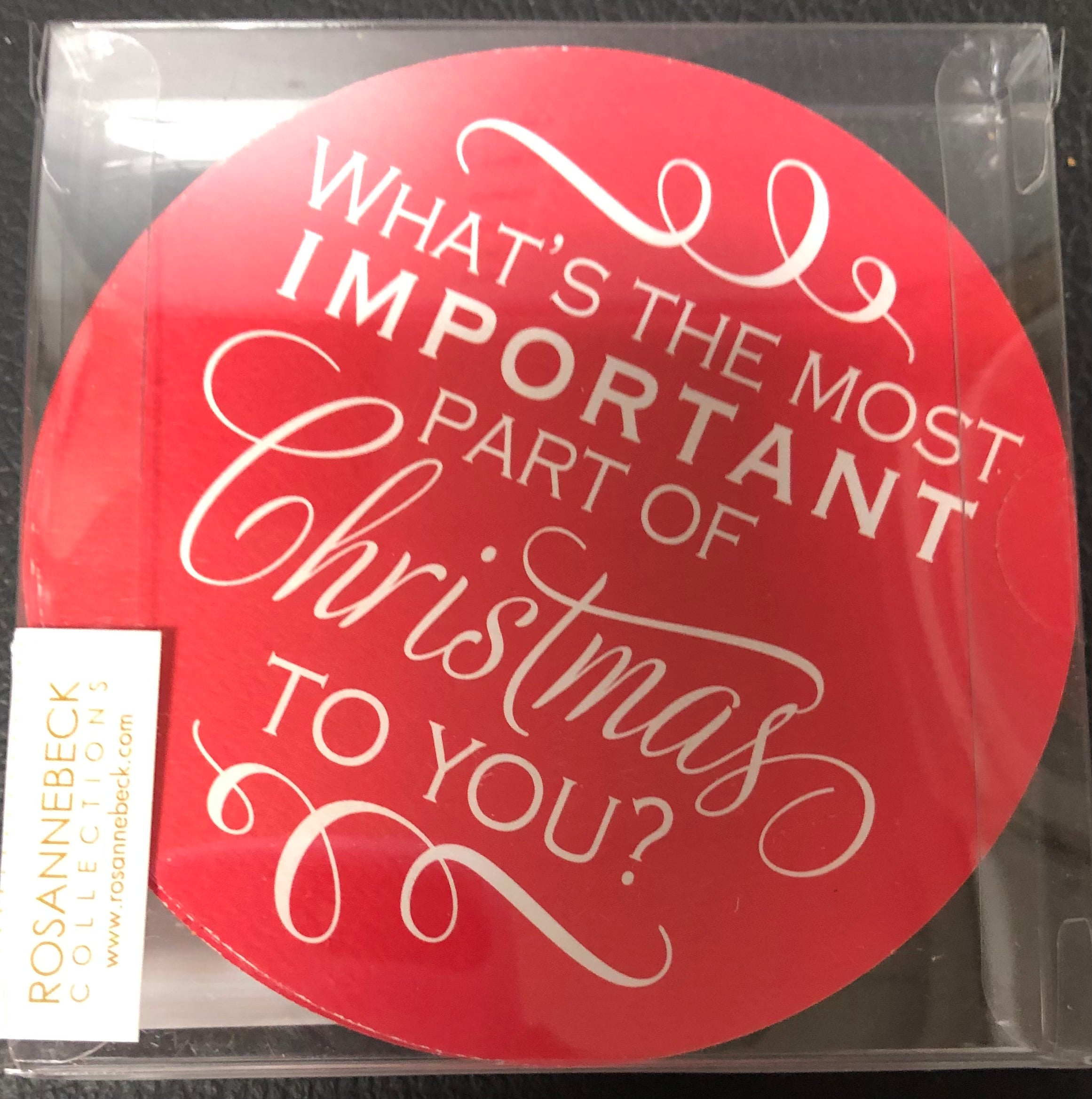 Santa Conversation Coasters