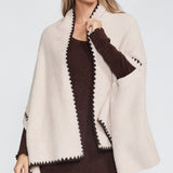 Cozychic Blanket Stitch Wrap-BarefootDreams-BDWCC27005