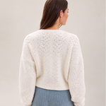 Cozychic Pointelle Cropped Cardigan-Barefoot Dreams-BDWCC26921