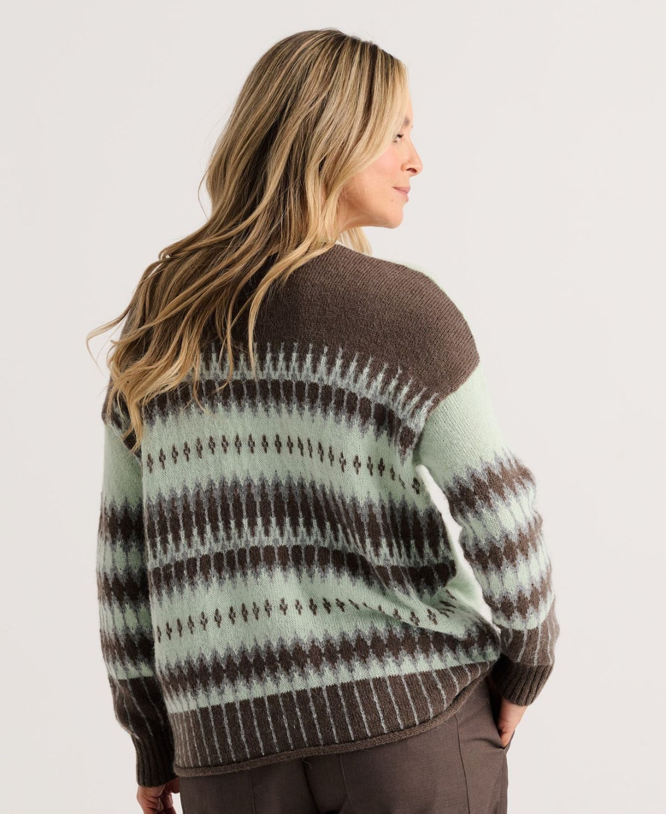 Crew Neck Sweater-Zaket&Pulover-ZP8506U