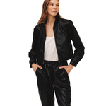 Crop Bomber Jacket-Bella Dahl-B20239-K08-300